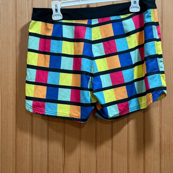 Colorful Women's Swim Shorts - Picture 3 of 5